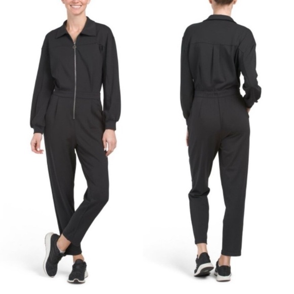 BAILEY 44 Black Scuba Jumpsuit Size M MSRP $110 - Picture 1 of 6